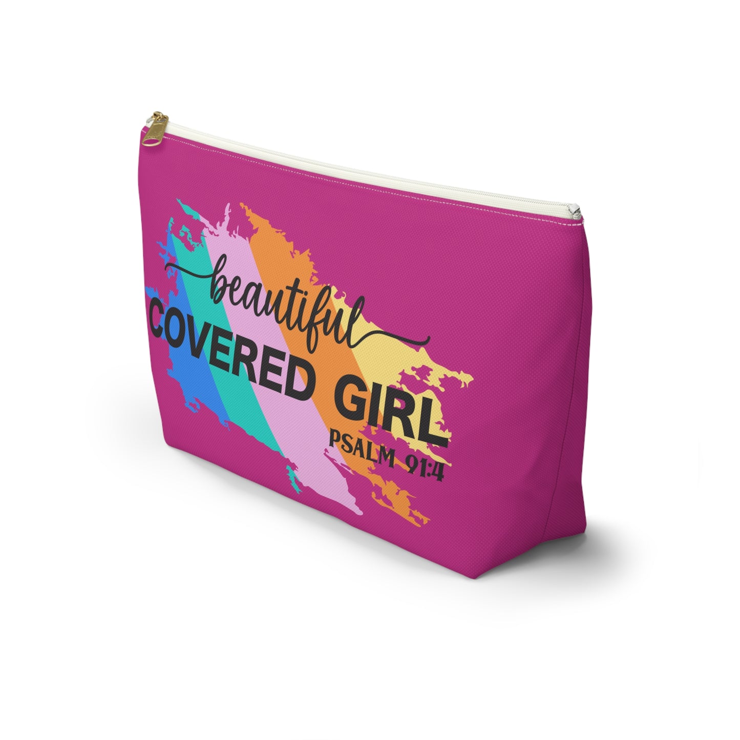 Pouch Psalm 91:4 Beautiful Covered Girl Accessories