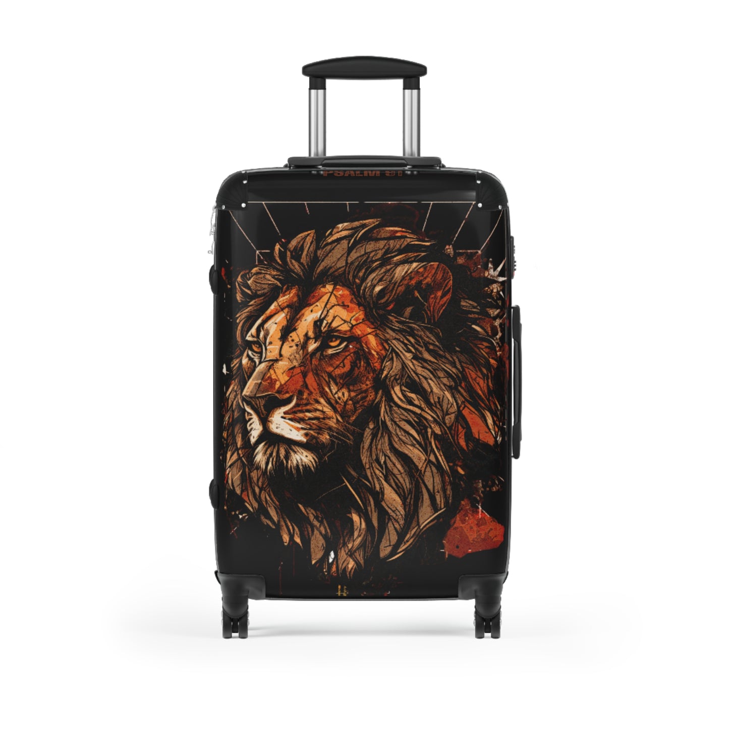 Lion Suitcase Black