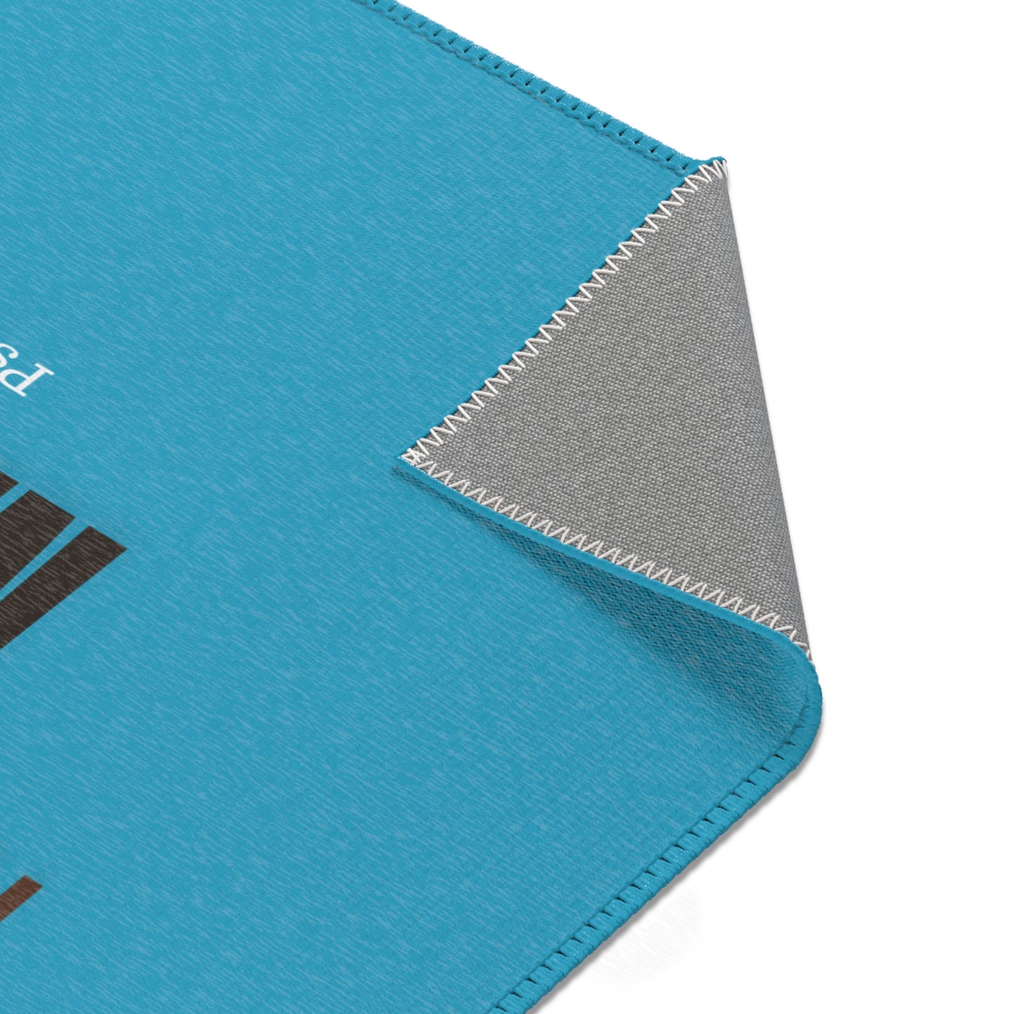 Area Rugs Thou Shall Not Be Afraid Blue
