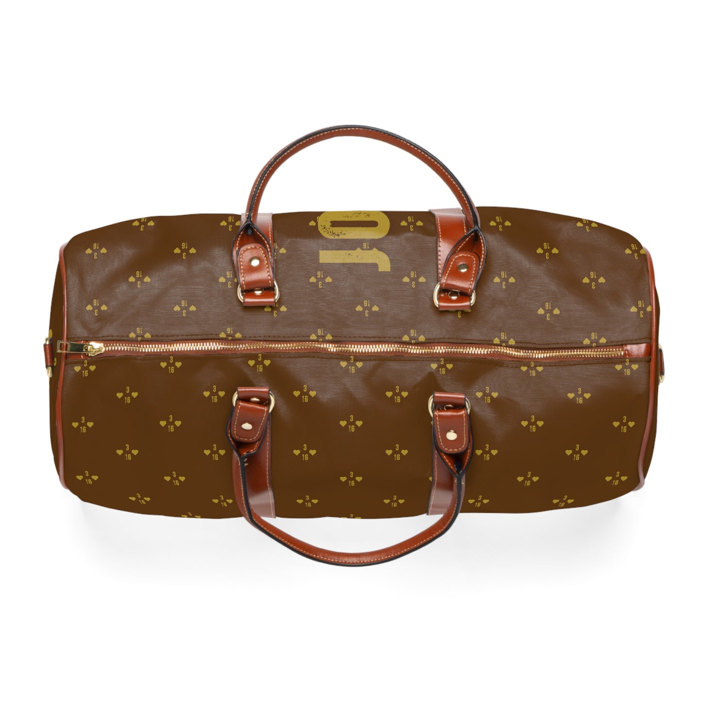 Travel Bag - Brown John 3:16 Design