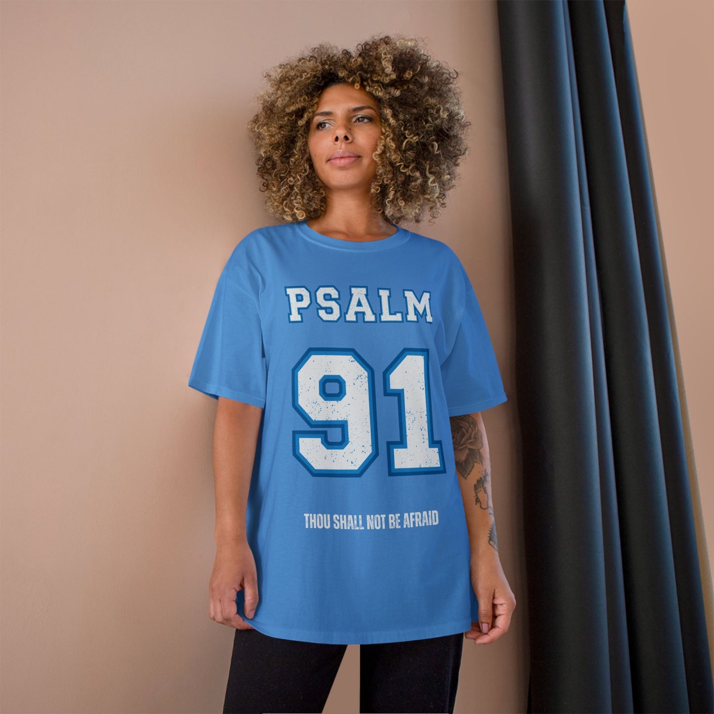 Champion T-Shirt Psalm 91 Football Jersey