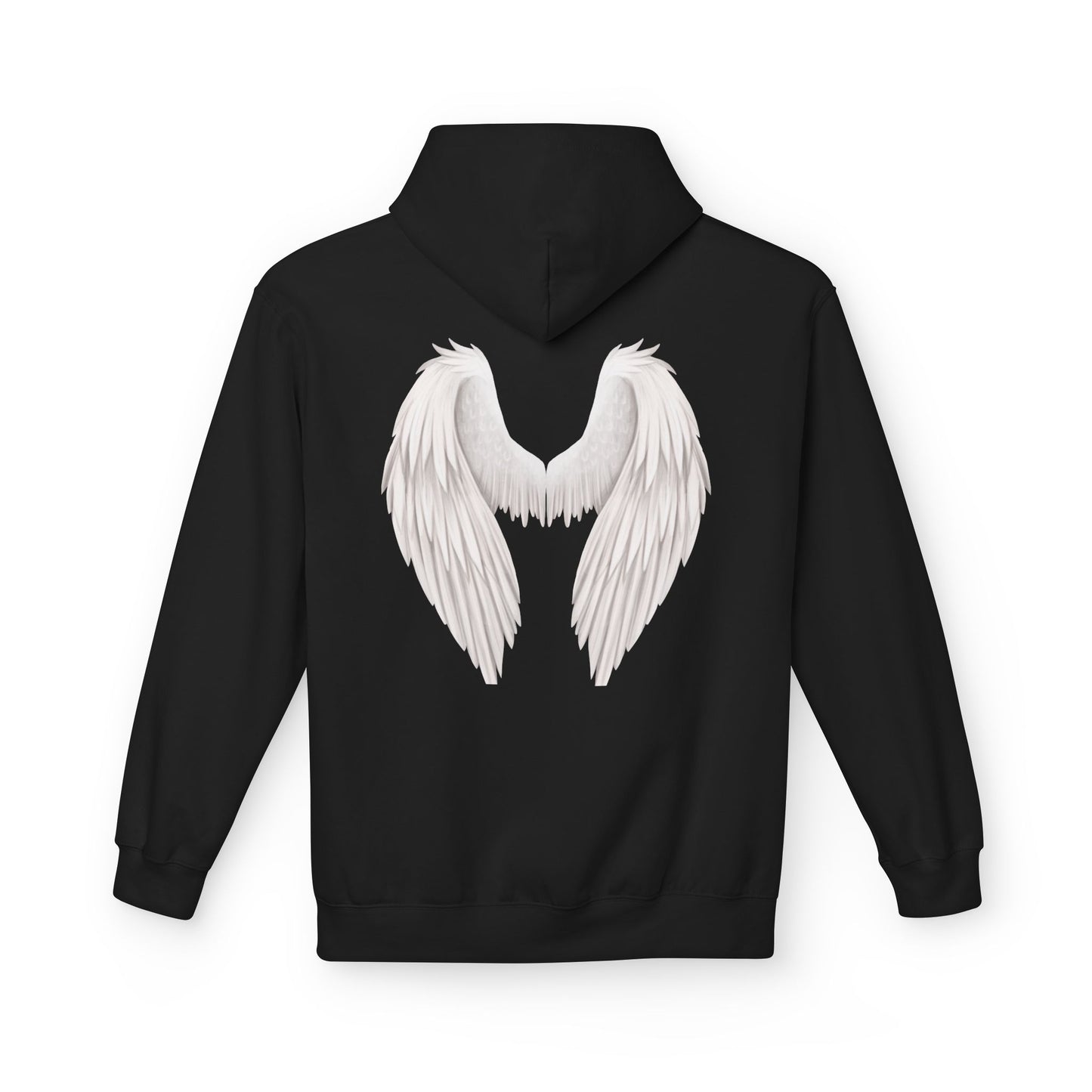 Unisex Midweight Softstyle Fleece Hoodie Psalm 91 wings