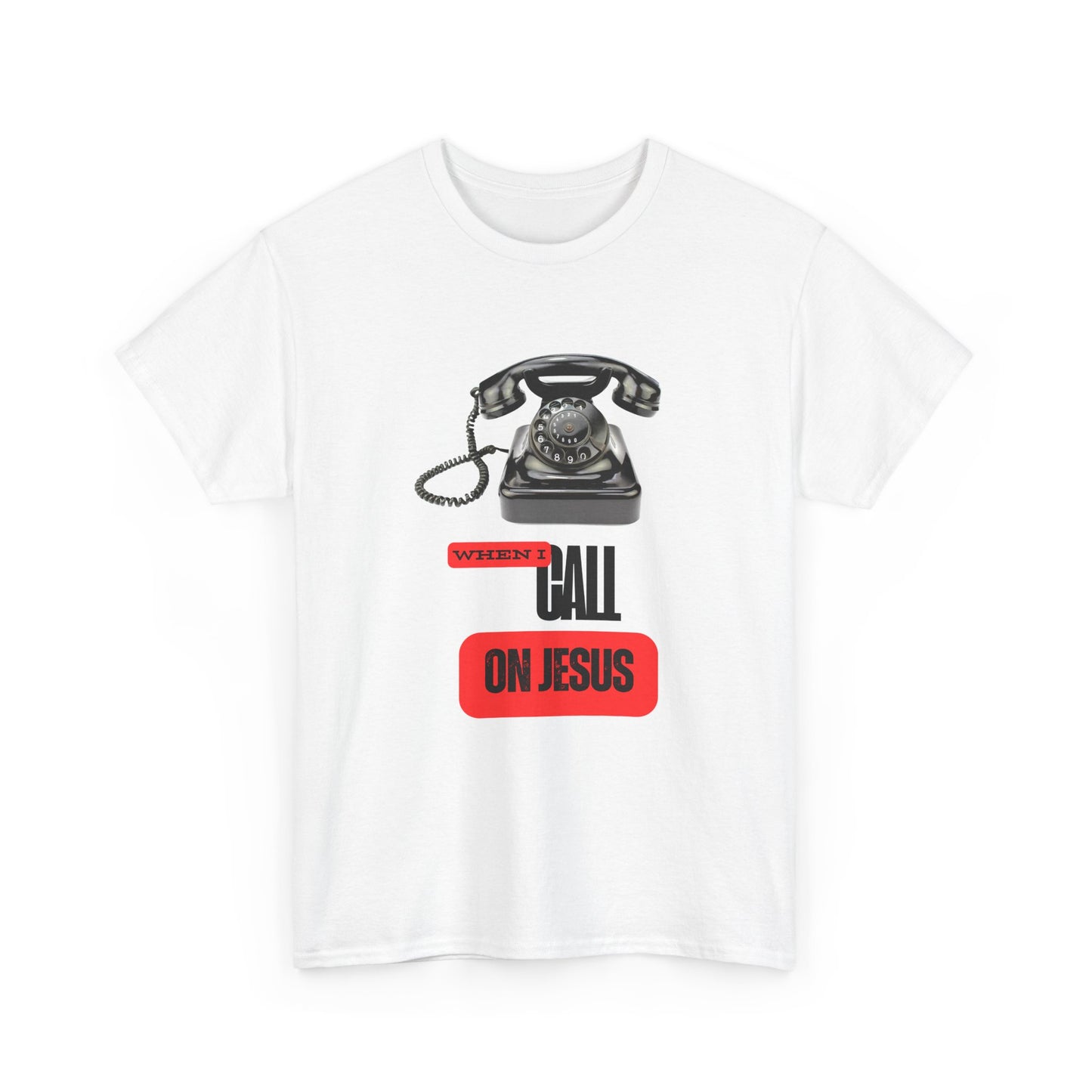 Unisex Heavy Cotton Tee "Call On Jesus"