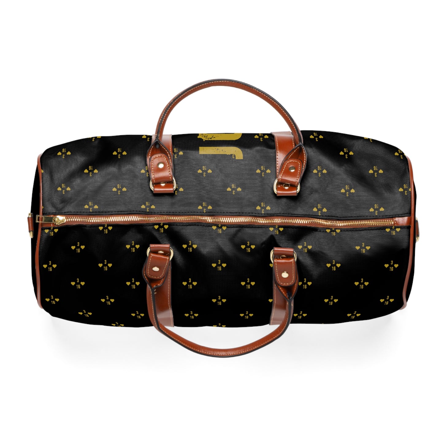 Travel Bag - Black John 3:16 Design - Waterproof