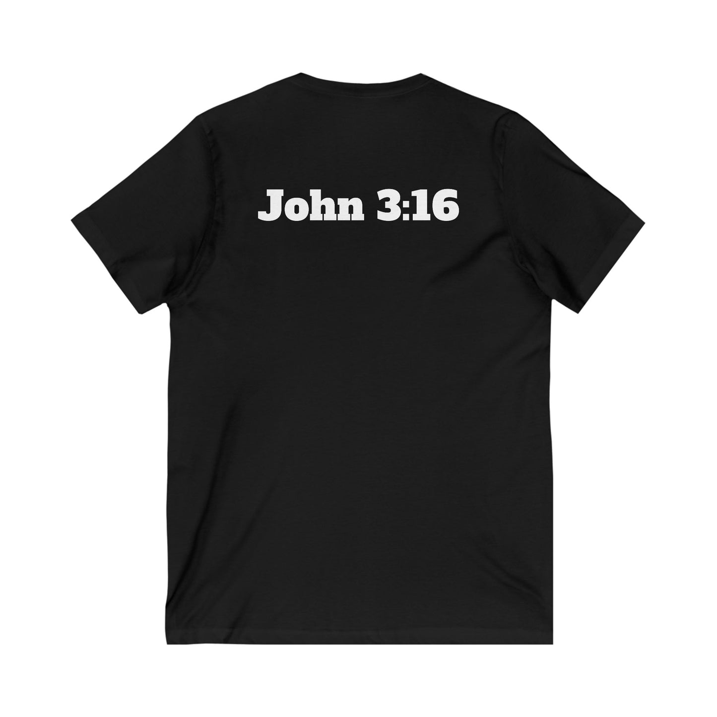 Christian V-Neck Tee - Jesus John 3:16 Shirt