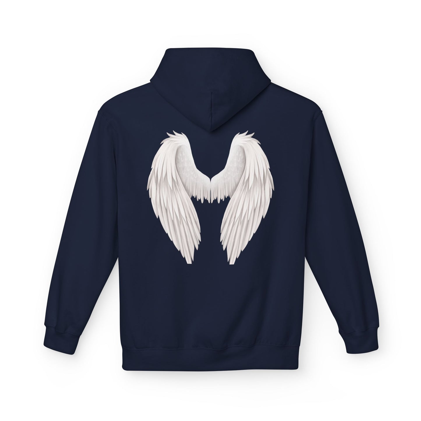 Unisex Midweight Softstyle Fleece Hoodie Psalm 91 wings
