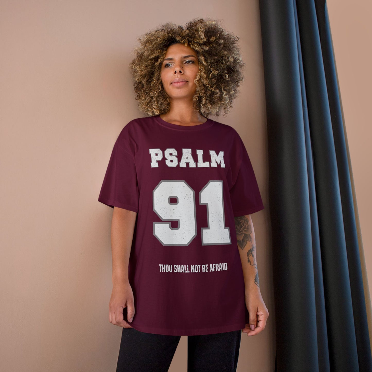 Champion T-Shirt Psalm 91 Football Jersey