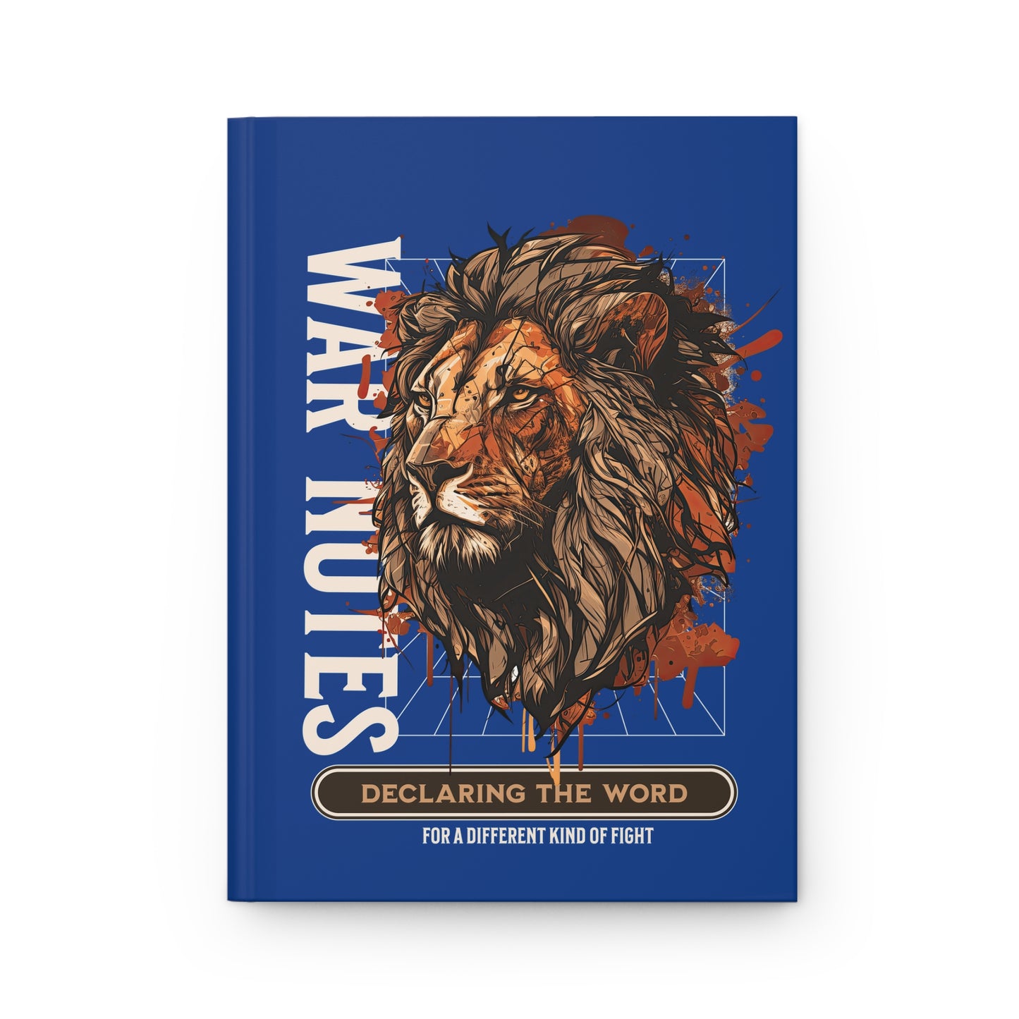 Hardcover Journal Blue Lion Psalm 91 Matte