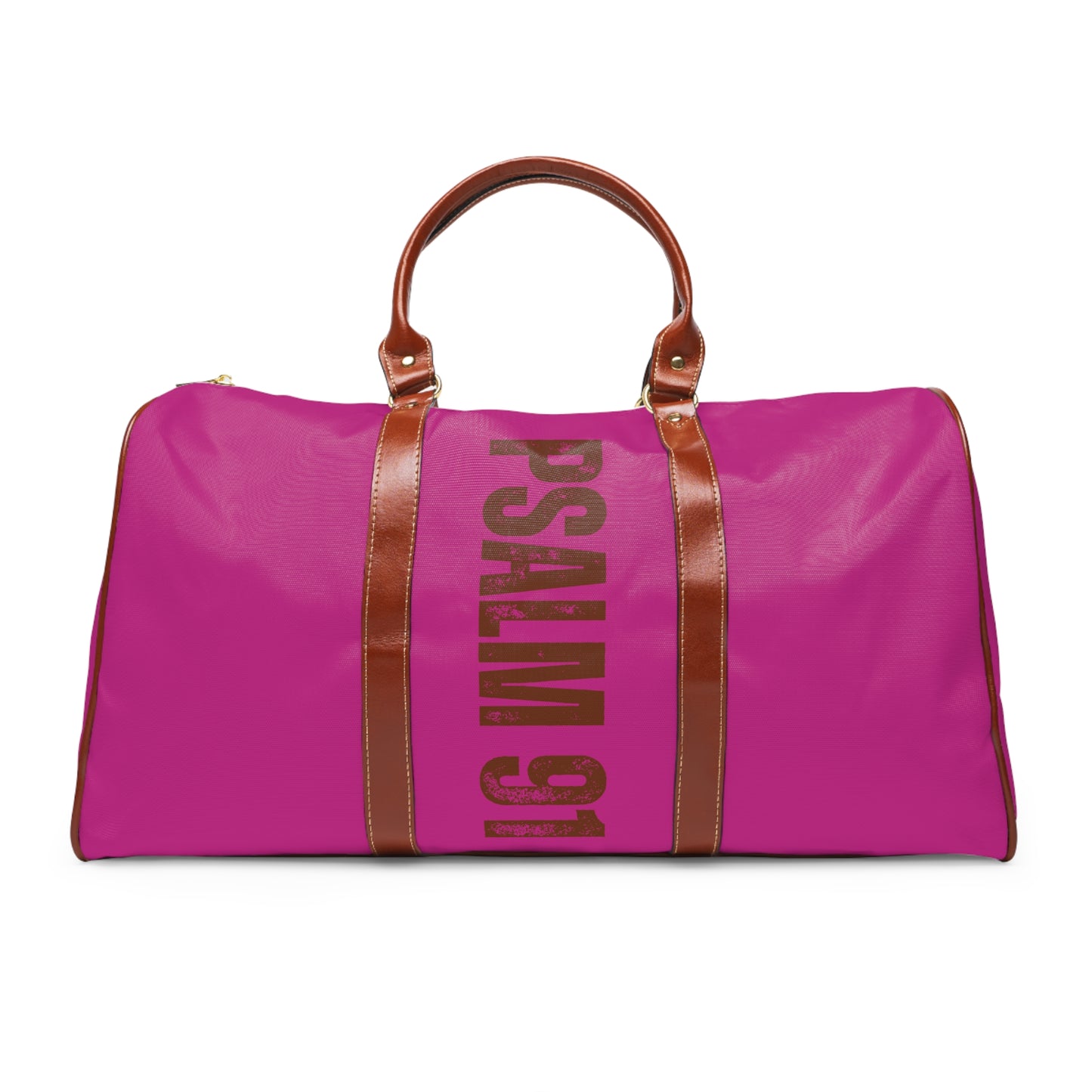 Colorful Lion Design Waterproof Travel Bag - Psalm 91 Inspired