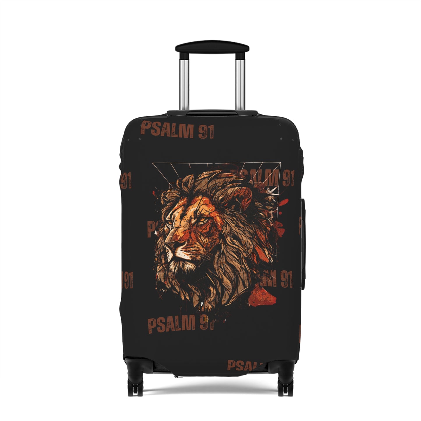 Luggage Cover - Lion Psalm 91
