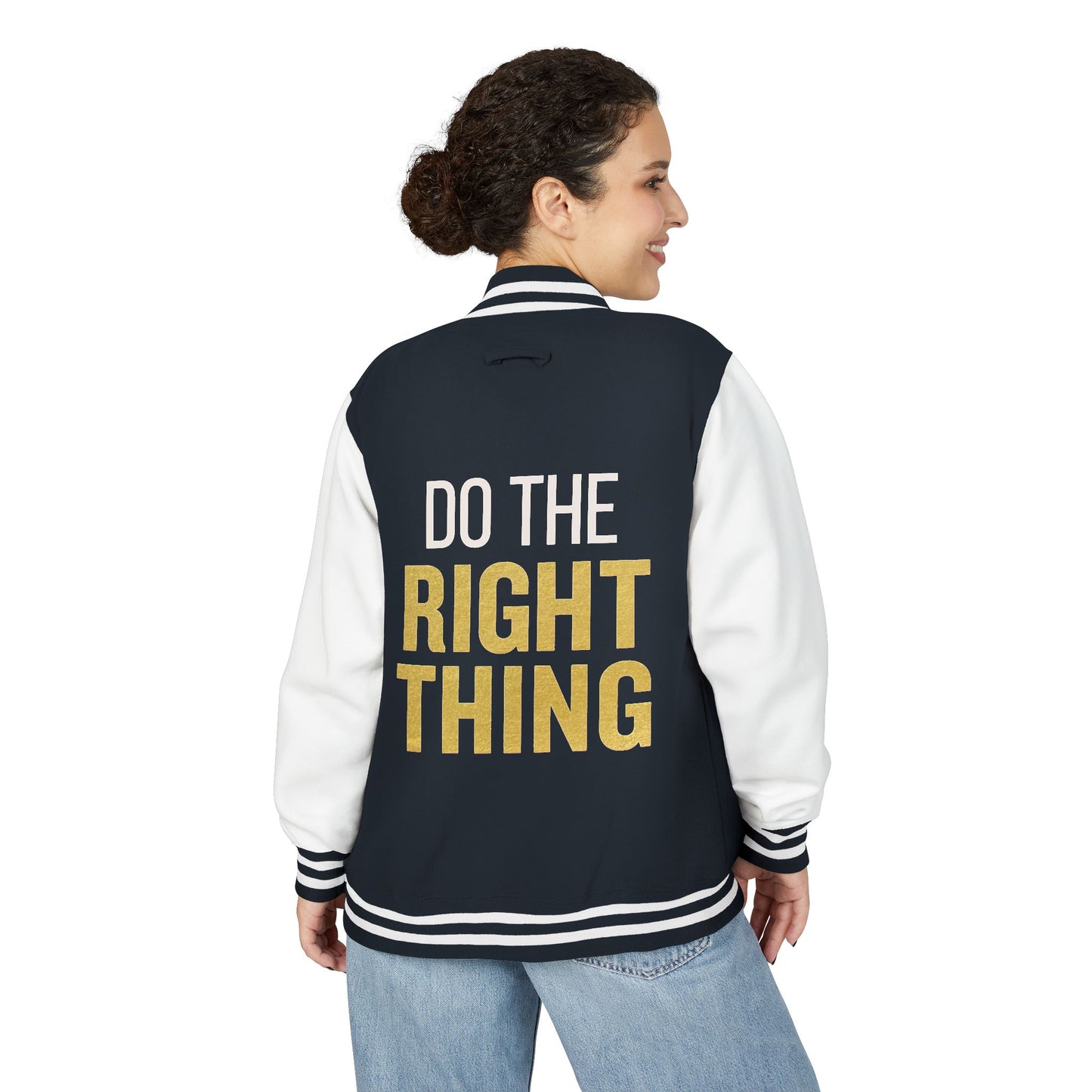 Letterman Jacket - 'Do the Right Thing' Design