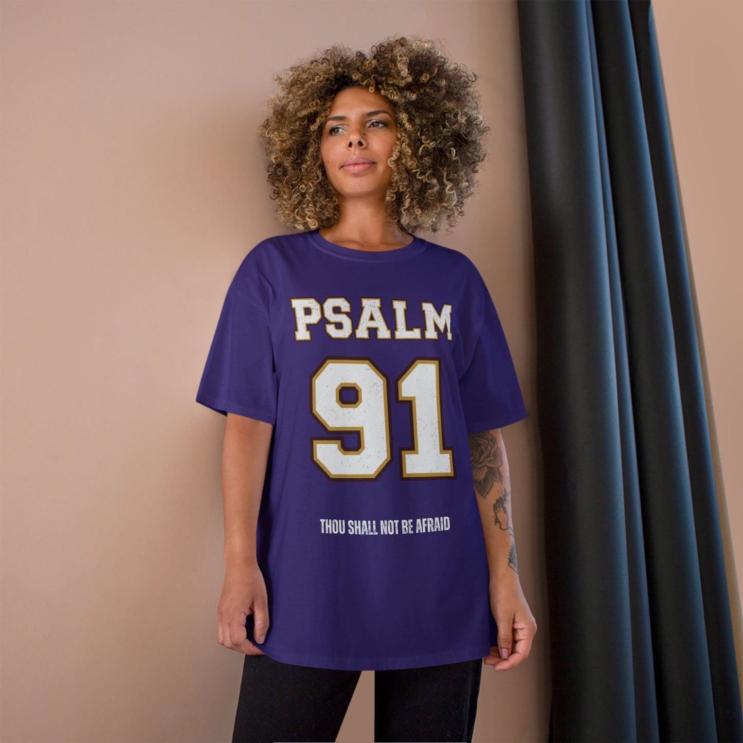 Champion T-Shirt Psalm 91 Football Jersey