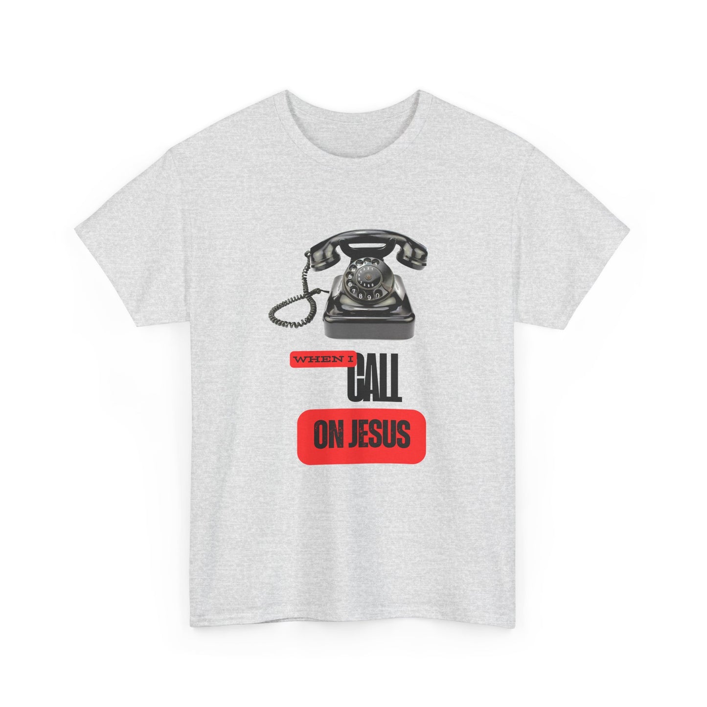 Unisex Heavy Cotton Tee "Call On Jesus"