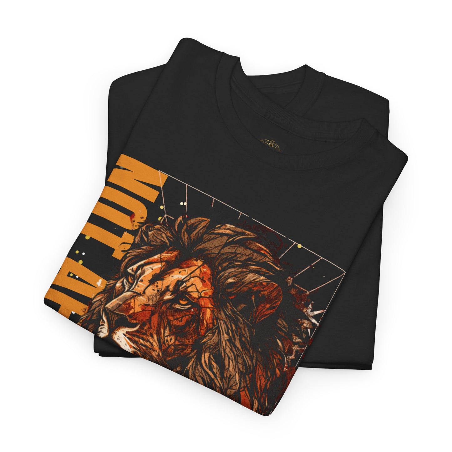 Unisex Heavy Cotton Tee NOT AFRAID Lion Psalm 91