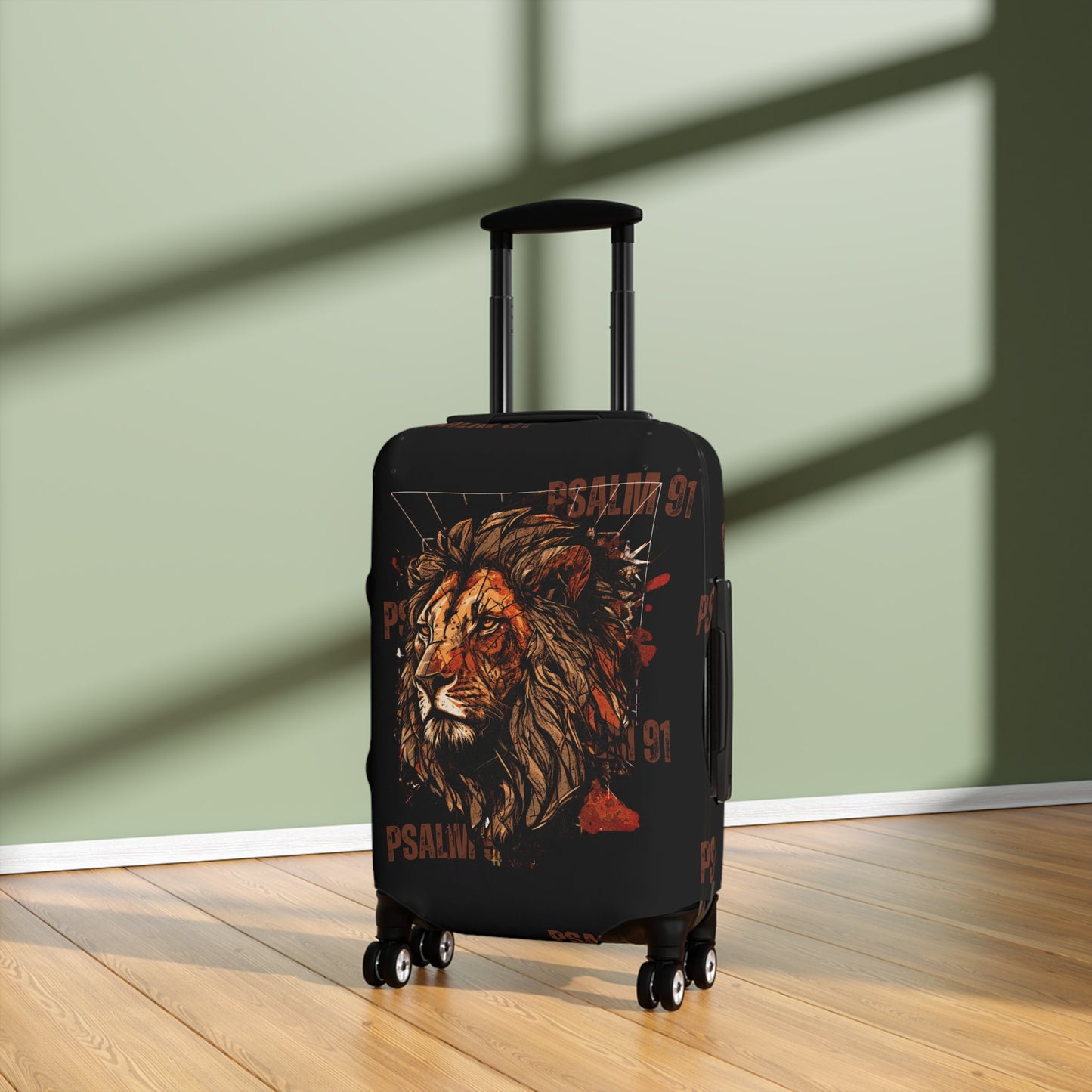 Luggage Cover - Lion Psalm 91