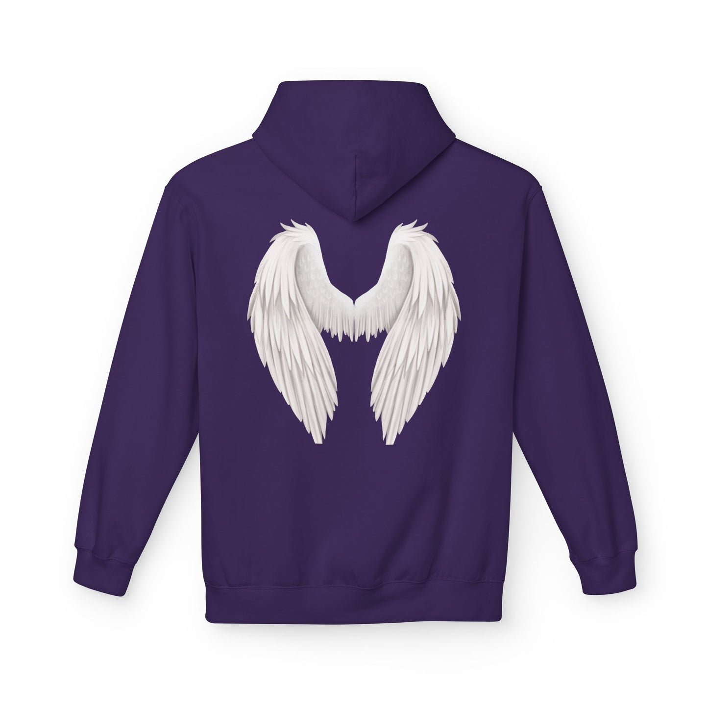 Unisex Midweight Softstyle Fleece Hoodie Psalm 91 wings