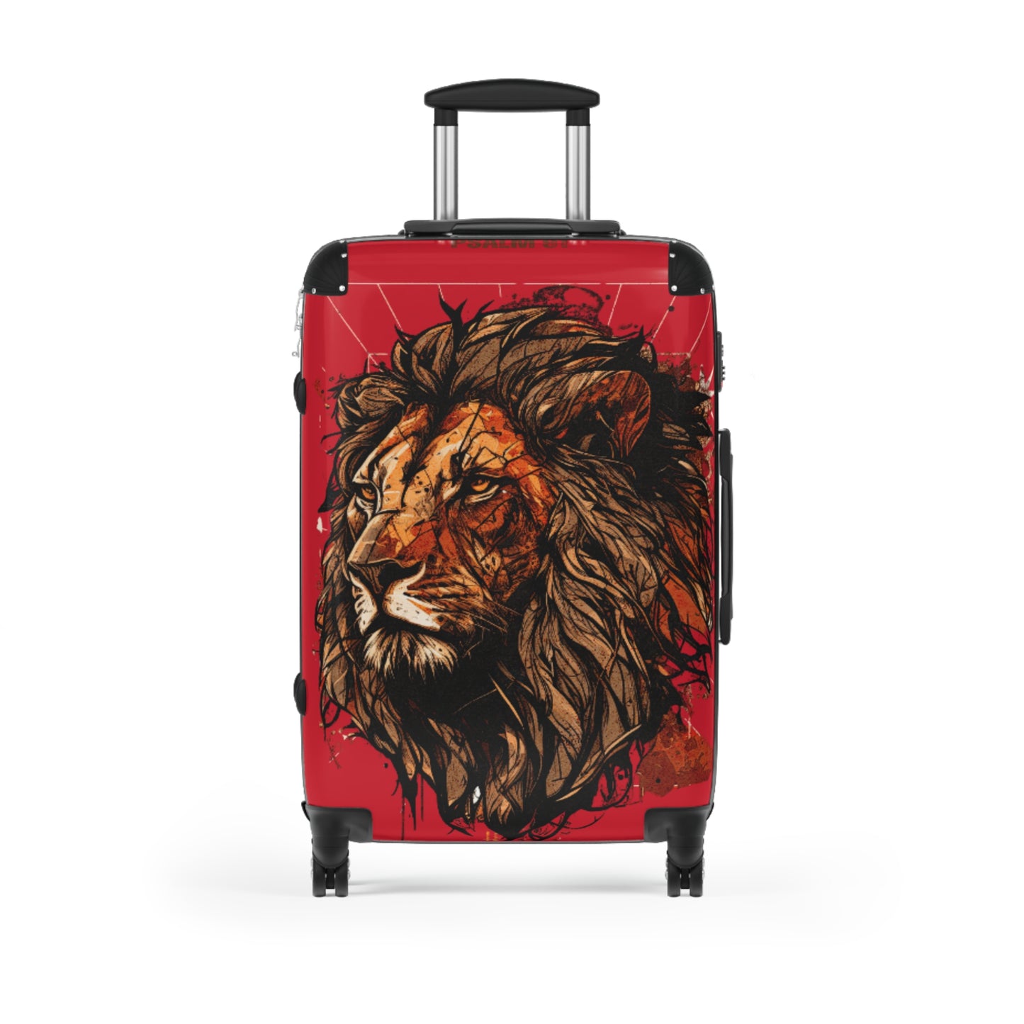 Suitcase - Red Lion Psalm 91 Travel Luggage