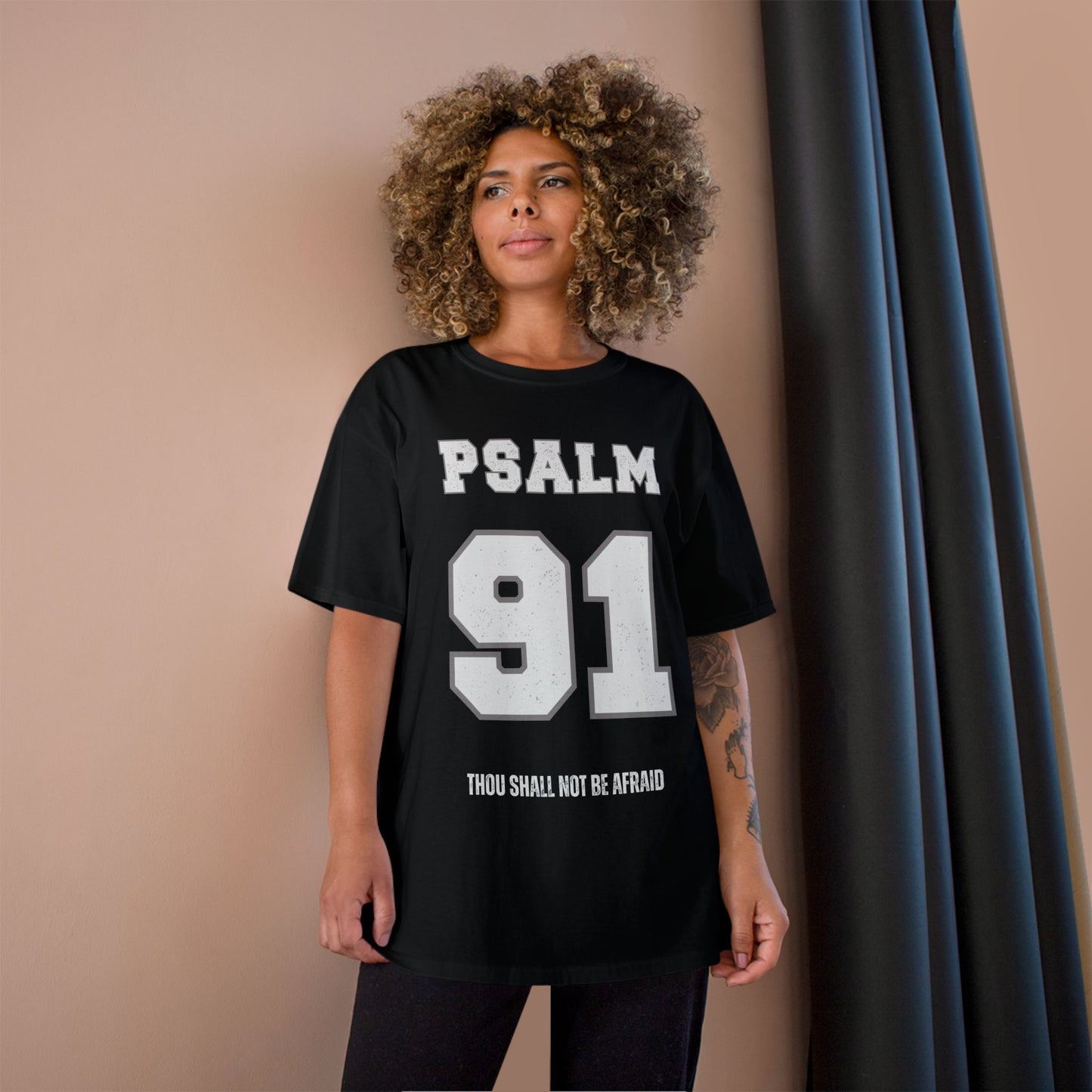 Champion T-Shirt Psalm 91 Football Jersey