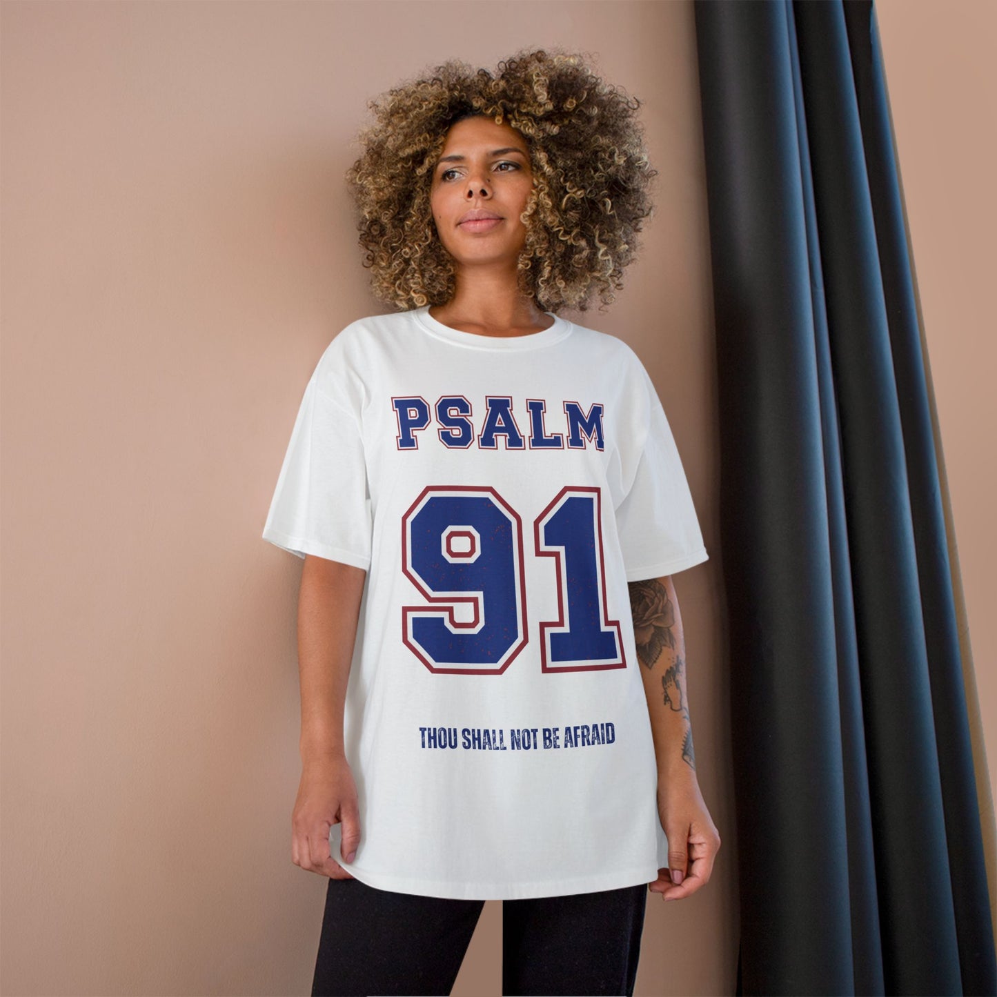 Champion T-Shirt Psalm 91 Football Jersey