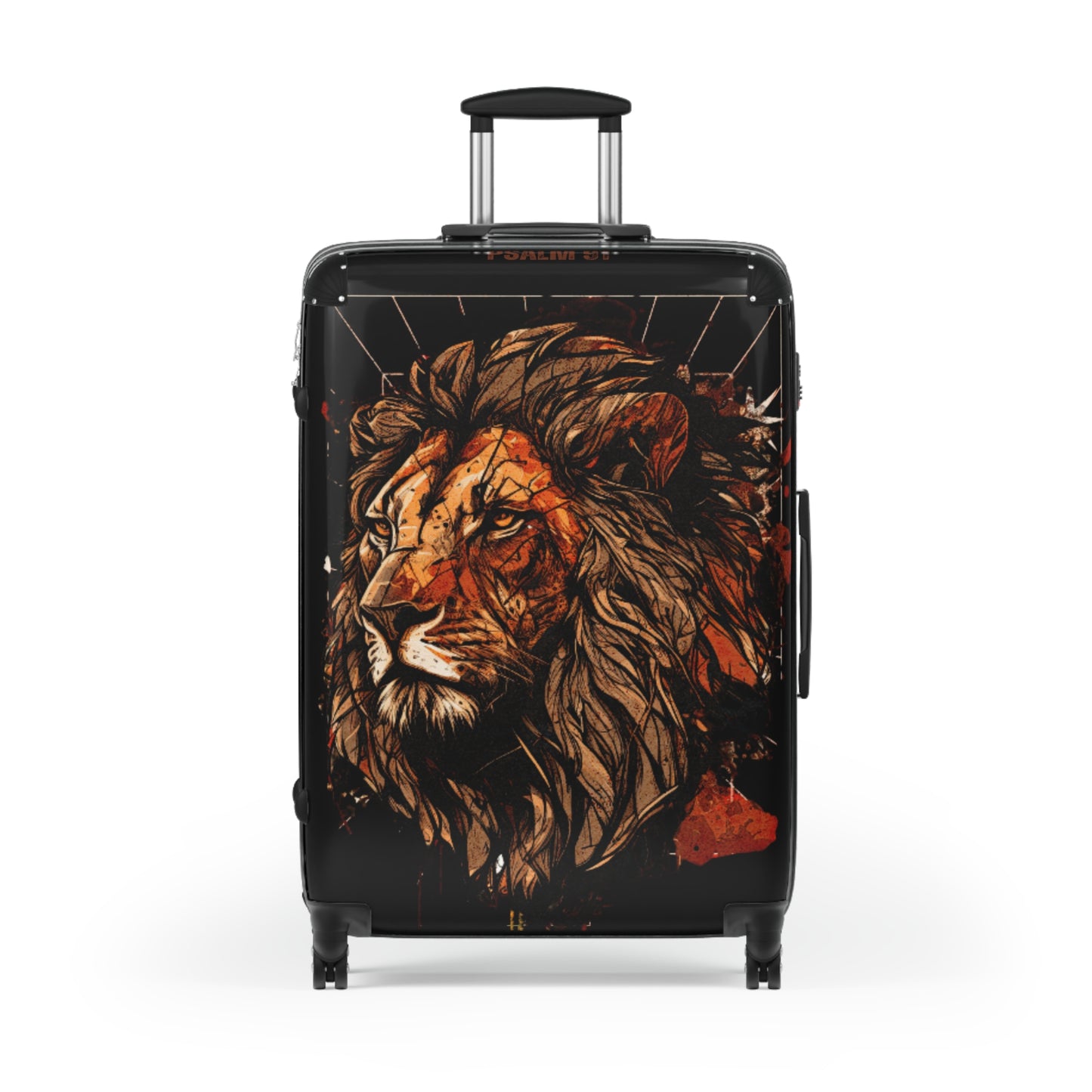 Lion Suitcase Black