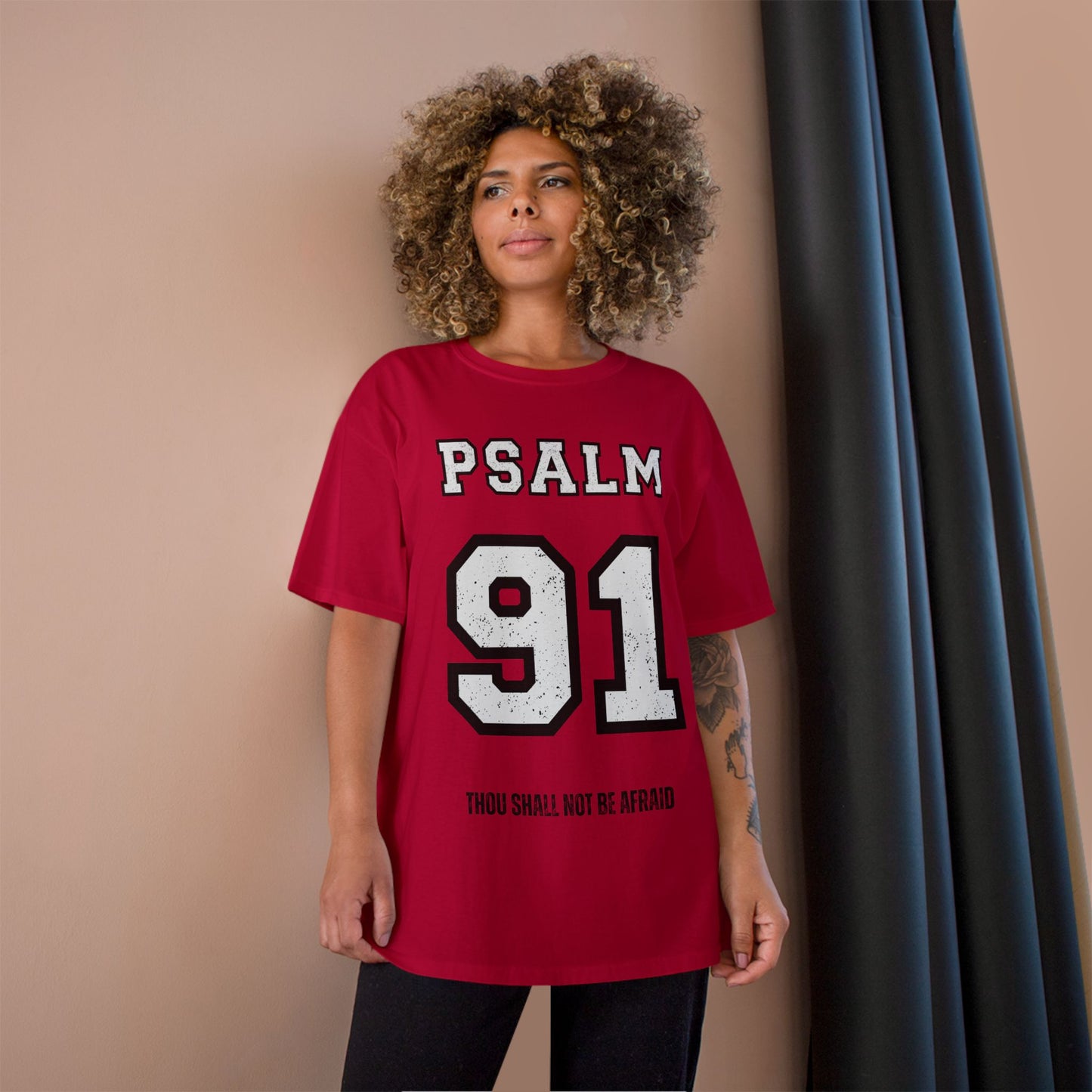 Champion T-Shirt Psalm 91 Football Jersey