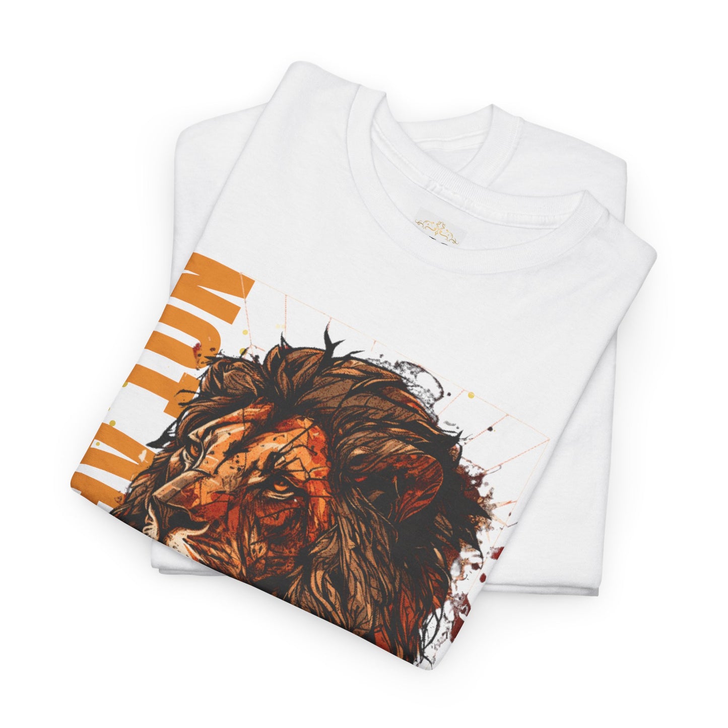 Unisex Heavy Cotton Tee NOT AFRAID Lion Psalm 91