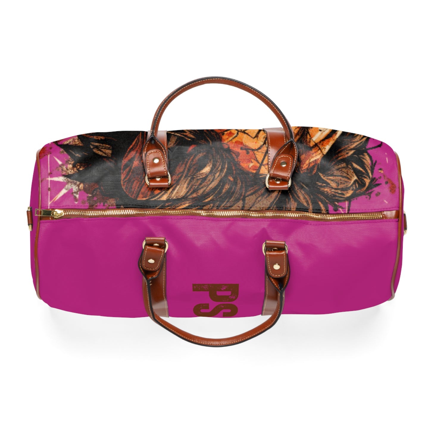 Colorful Lion Design Waterproof Travel Bag - Psalm 91 Inspired
