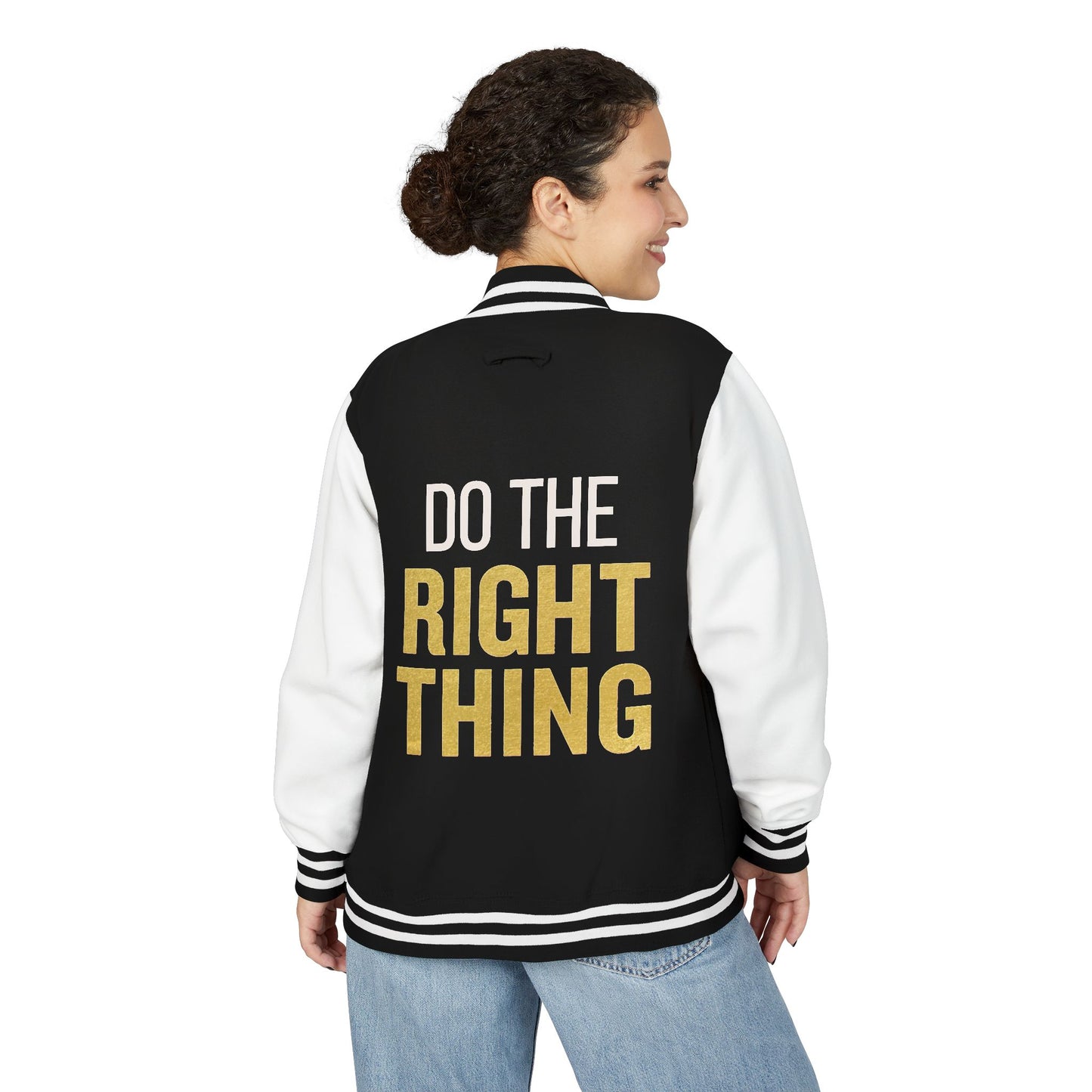 Letterman Jacket - 'Do the Right Thing' Design