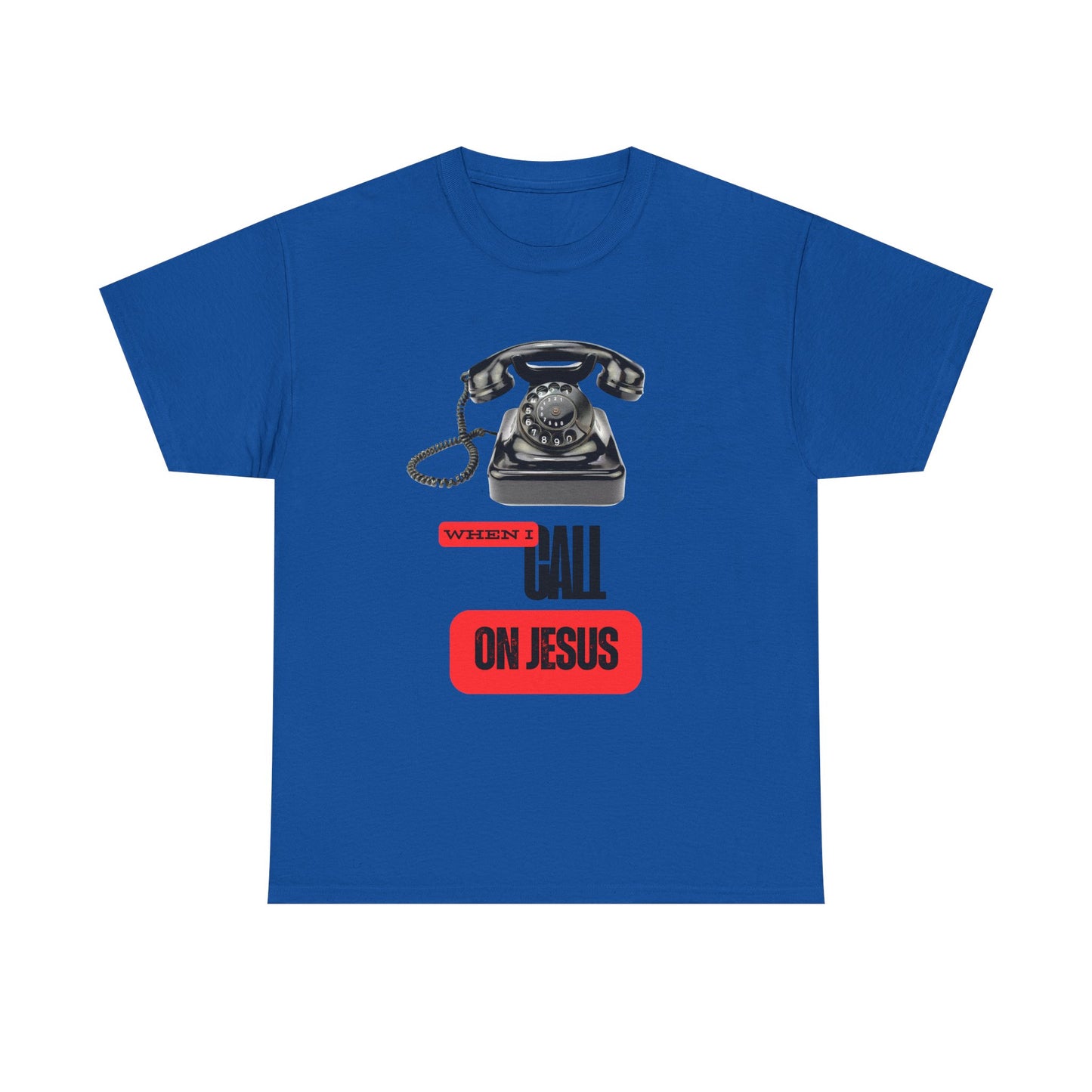 Unisex Heavy Cotton Tee "Call On Jesus"