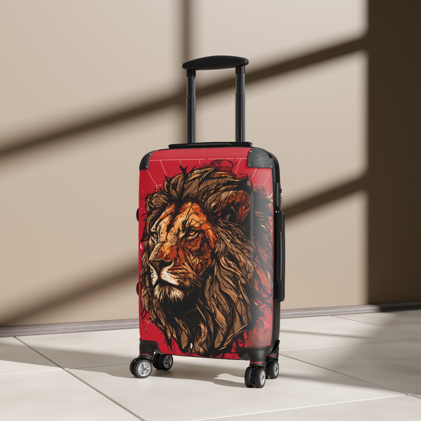 Suitcase - Red Lion Psalm 91 Travel Luggage