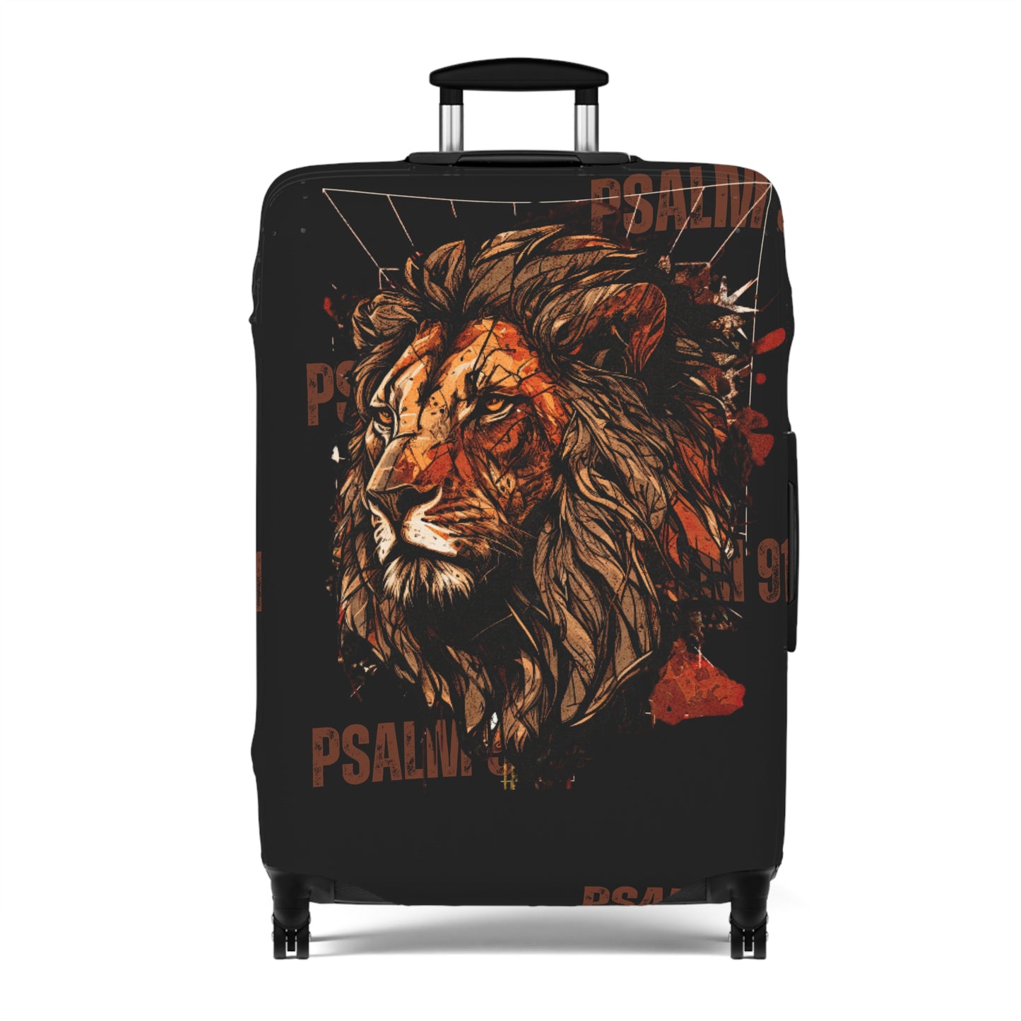Luggage Cover - Lion Psalm 91
