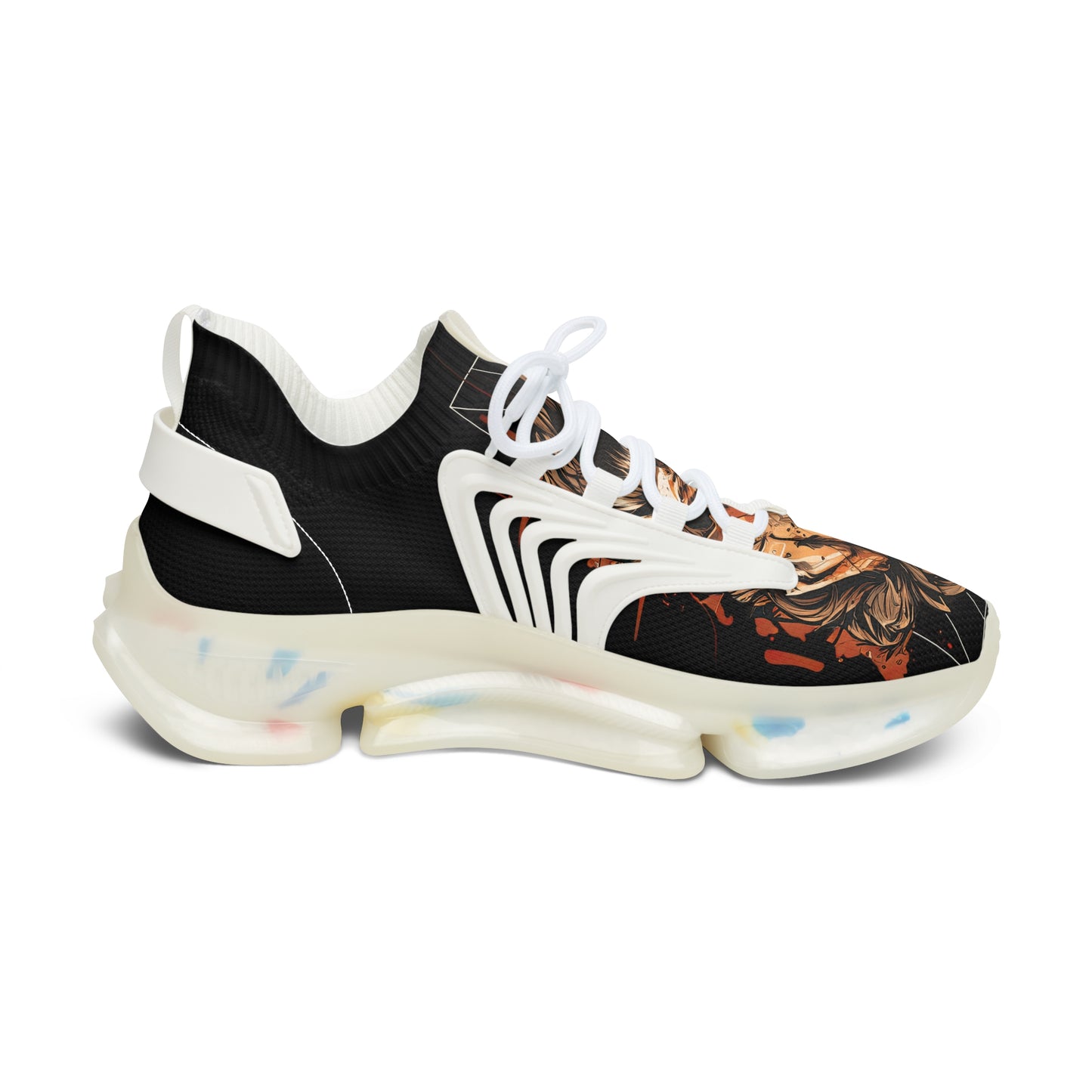 Mesh Sneakers - Lion Design for Women