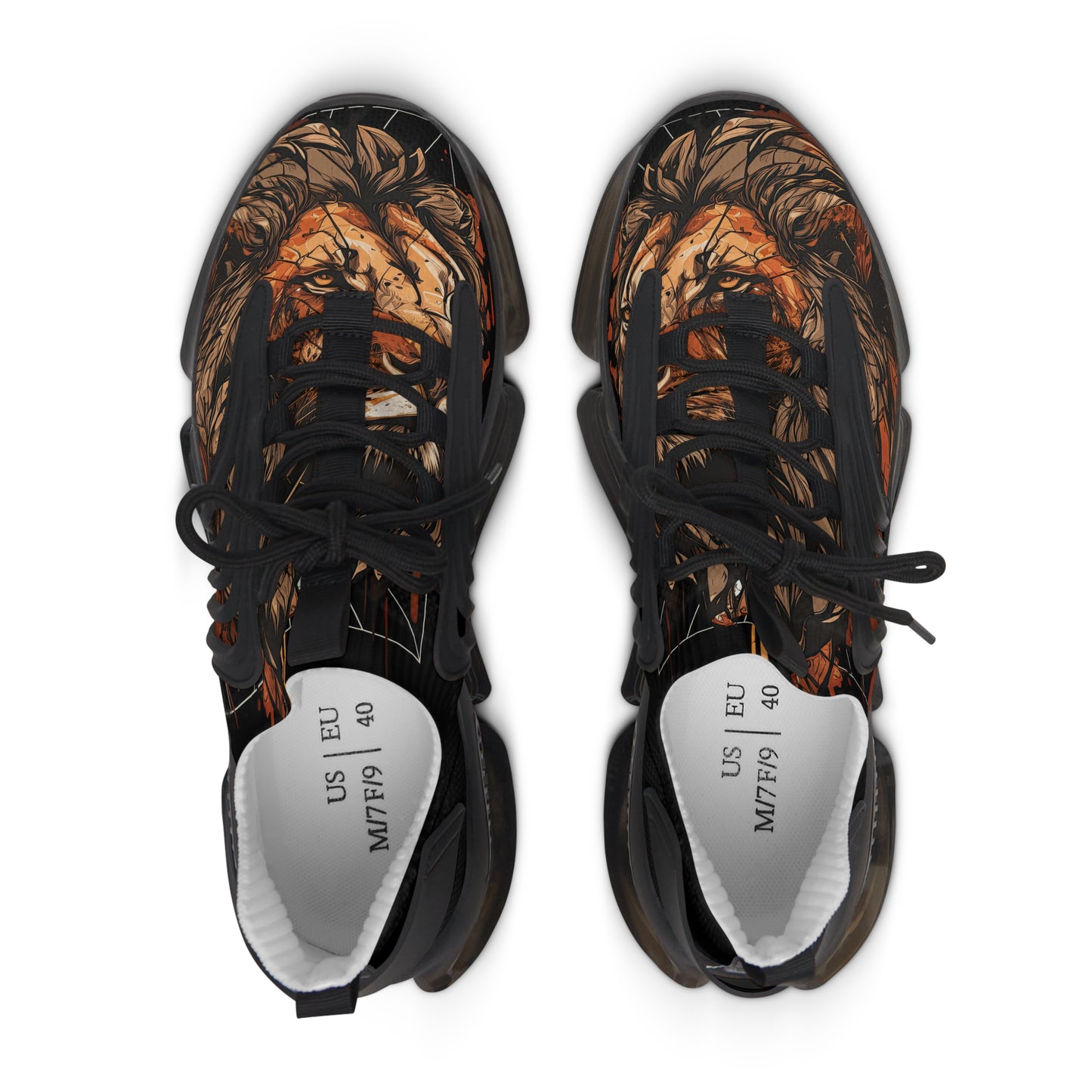 Mesh Sneakers - Lion Design for Women