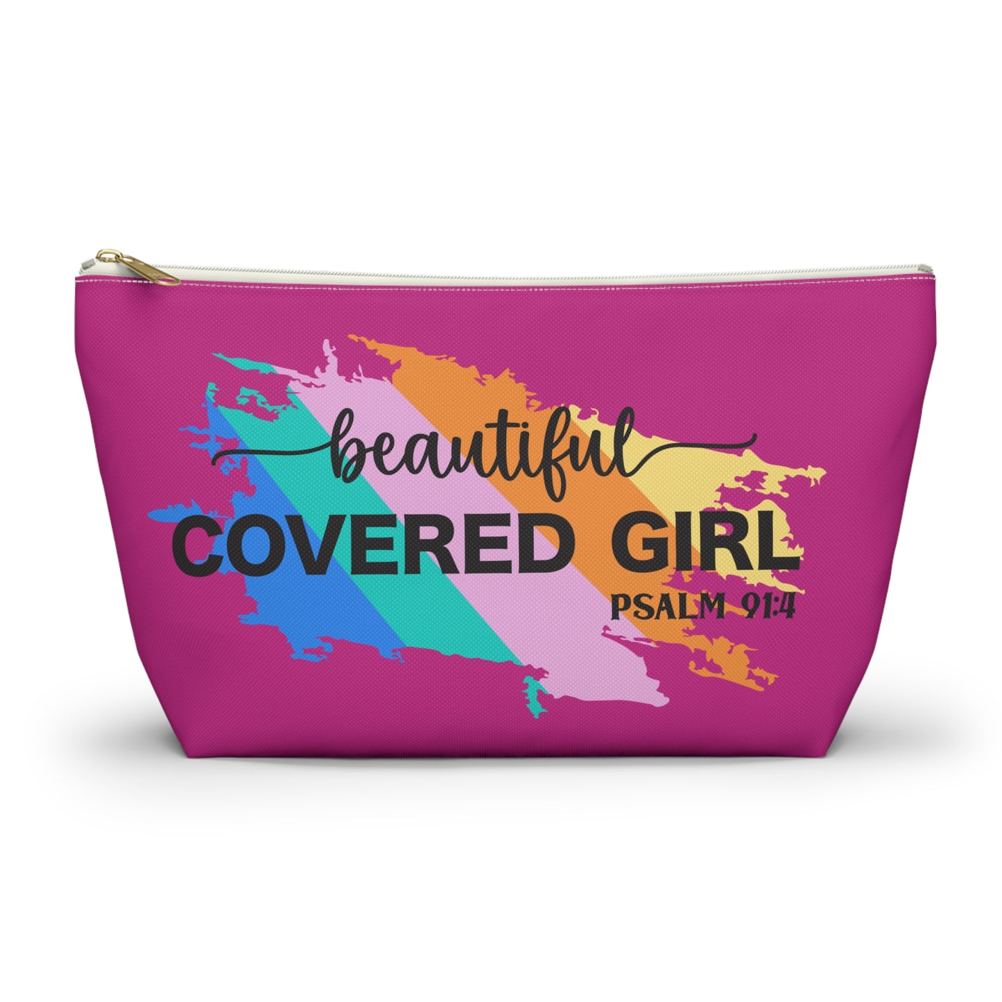 Pouch Psalm 91:4 Beautiful Covered Girl Accessories