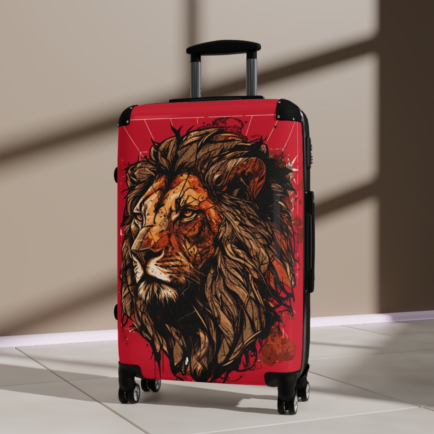 Suitcase - Red Lion Psalm 91 Travel Luggage