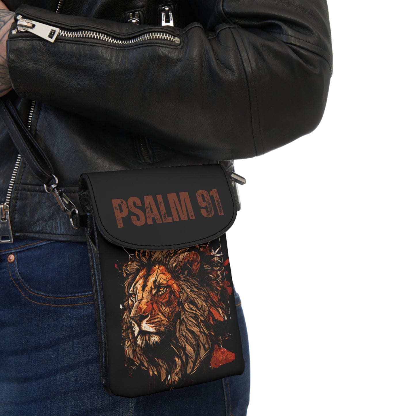 Wallet Phone Case - PSALM 91 Lion Design