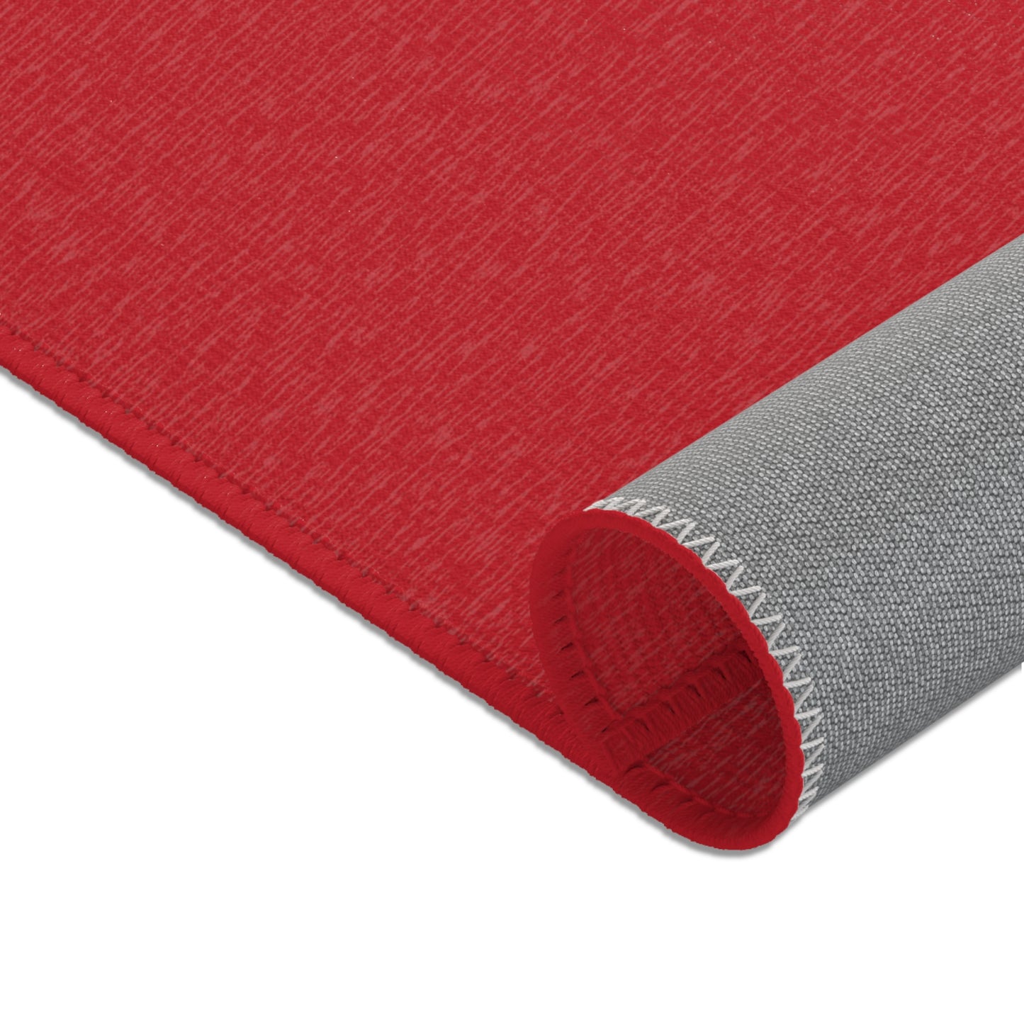 Area Rugs -Thou Shall Not be Afraid Red