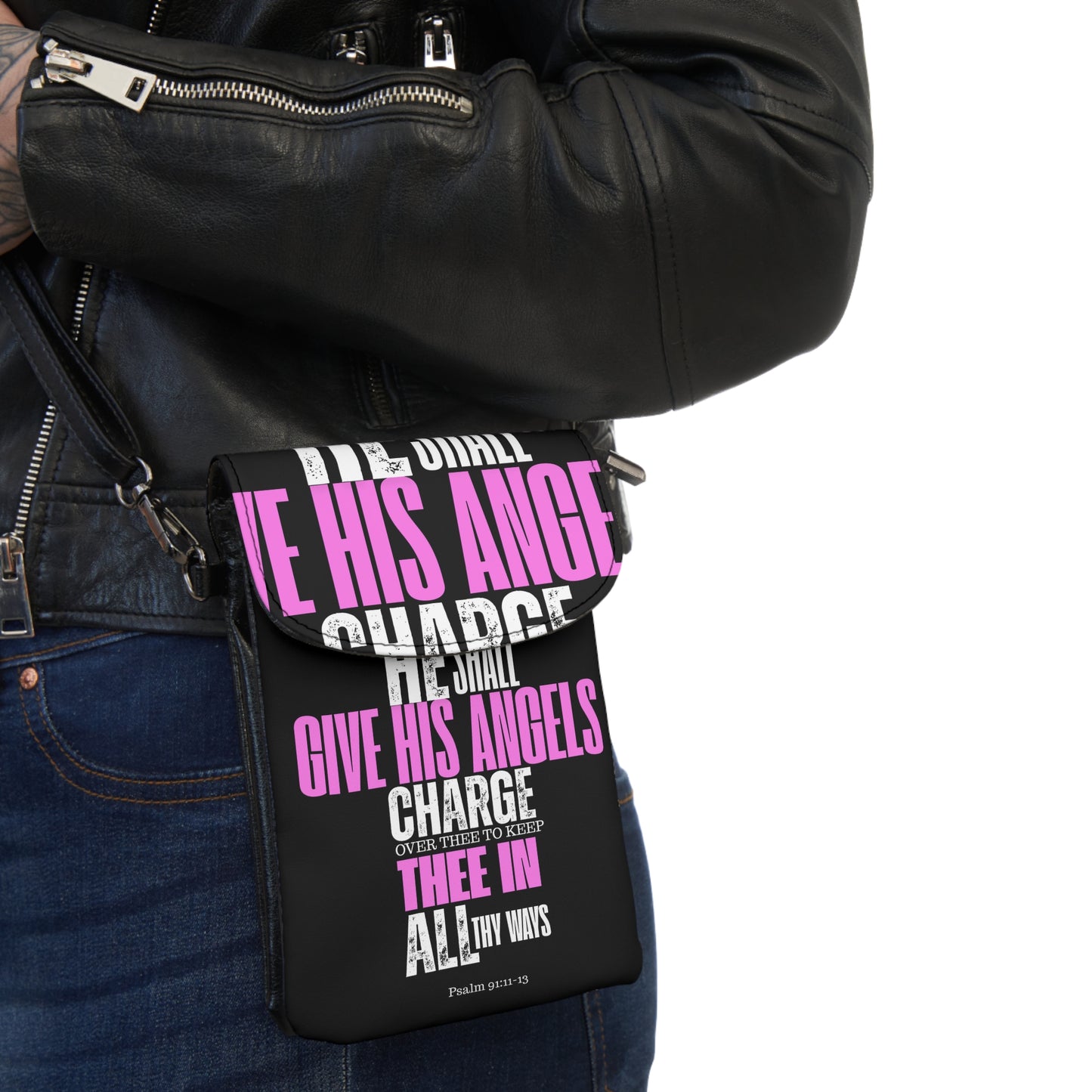 Phone Wallet - He Shall Give His Angels Charge Design