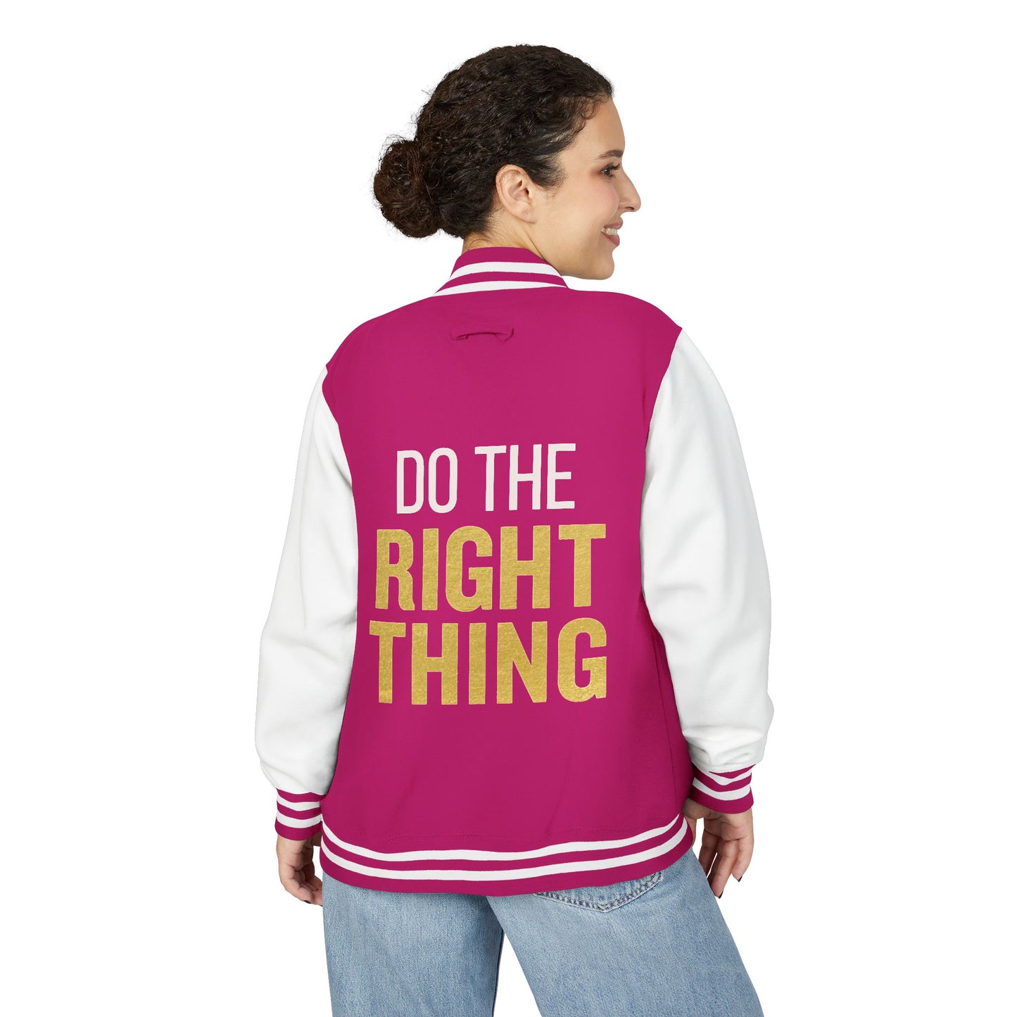 Letterman Jacket - 'Do the Right Thing' Design