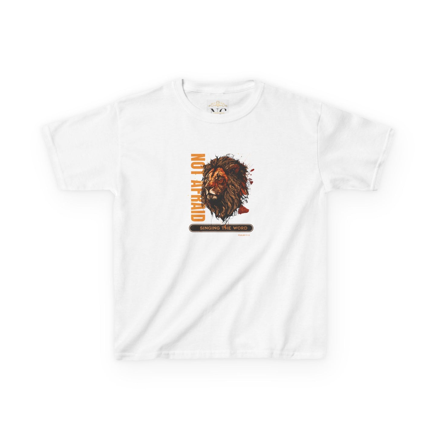 Kids Heavy Cotton™ Tee Not Afraid Lion