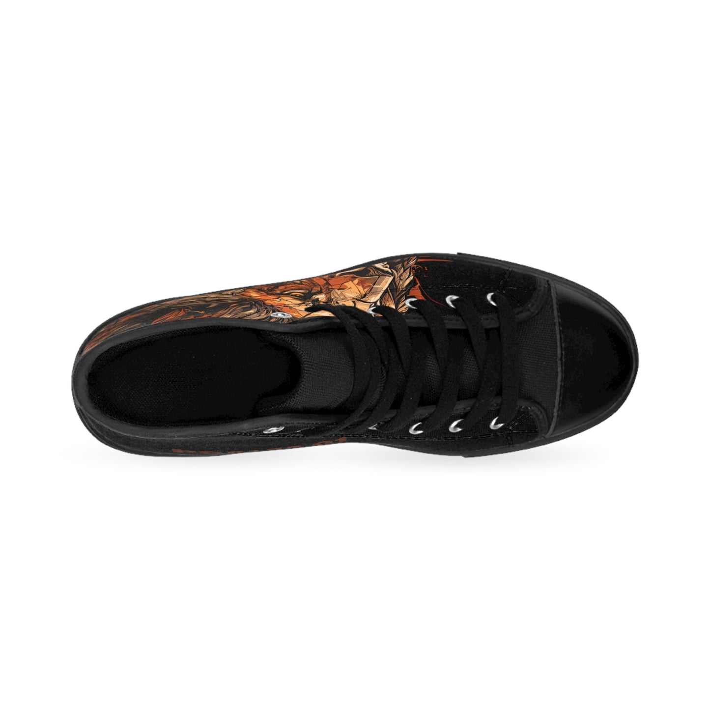 Women's Sneakers - Black Lion Hightop