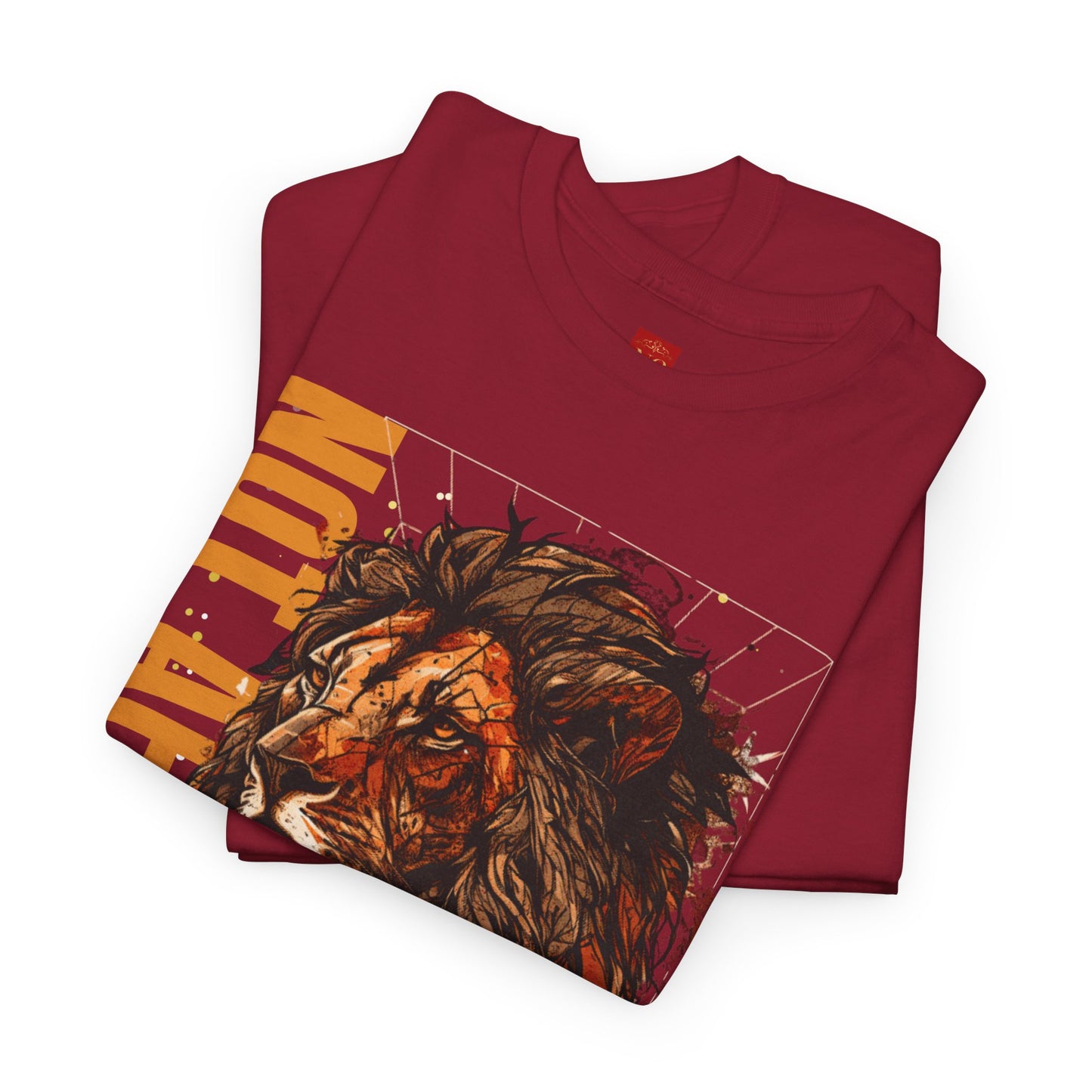 Unisex Heavy Cotton Tee NOT AFRAID Lion Psalm 91