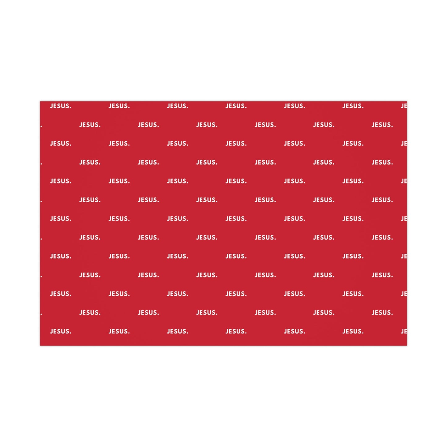 Gift Wrap Papers - Red Jesus Design