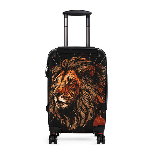 Lion Suitcase Black