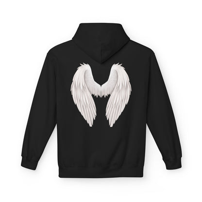 Unisex Midweight Softstyle Fleece Hoodie Psalm 91 wings