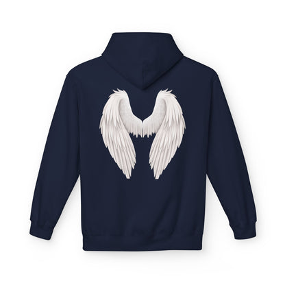 Unisex Midweight Softstyle Fleece Hoodie Psalm 91 wings