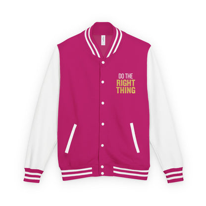 Letterman Jacket - 'Do the Right Thing' Design
