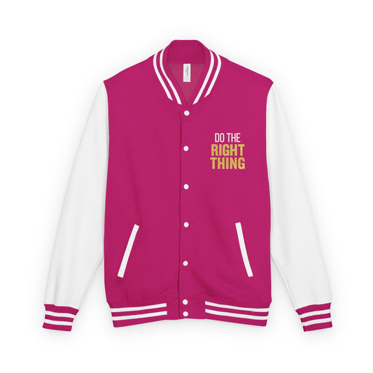 Letterman Jacket - 'Do the Right Thing' Design