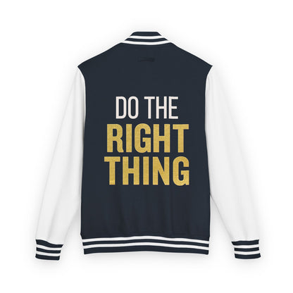 Letterman Jacket - 'Do the Right Thing' Design