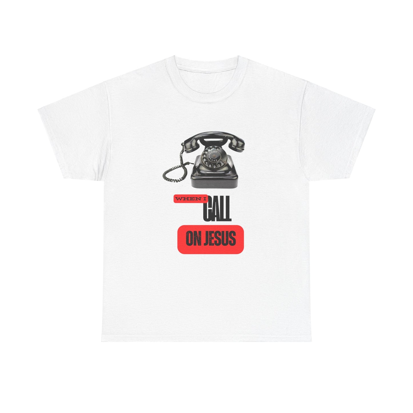 Unisex Heavy Cotton Tee "Call On Jesus"